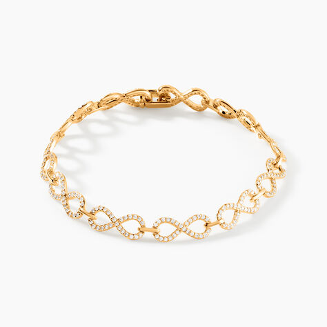 Bracelet Merane Plaqu&eacute; Or Oxydes De Zirconium - Bracelets cha&icirc;nes Femme | Marc Orian