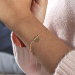 Bracelet Cobeia Croix Maille For&ccedil;at Or Jaune - Bracelets Medailles Femme | Marc Orian