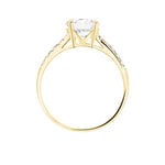 Bague Solitaire Terese Or Jaune Oxyde De Zirconium - Solitaires Femme | Marc Orian