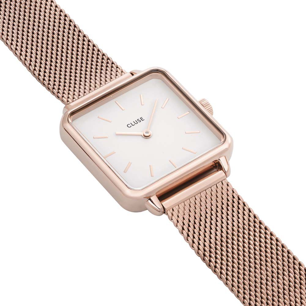 Montre Cluse La Tetragone Blanc - HNMFRQW0300 • Marc Orian | Bijouterie en  ligne