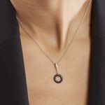 Collier Delphinia Argent Blanc Oxyde De Zirconium - Colliers avec pierres Femme | Marc Orian