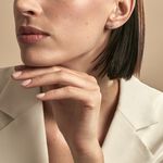 Boucles D'oreilles Puces Suliac Argent Blanc Oxyde De Zirconium - Puces Femme | Marc Orian