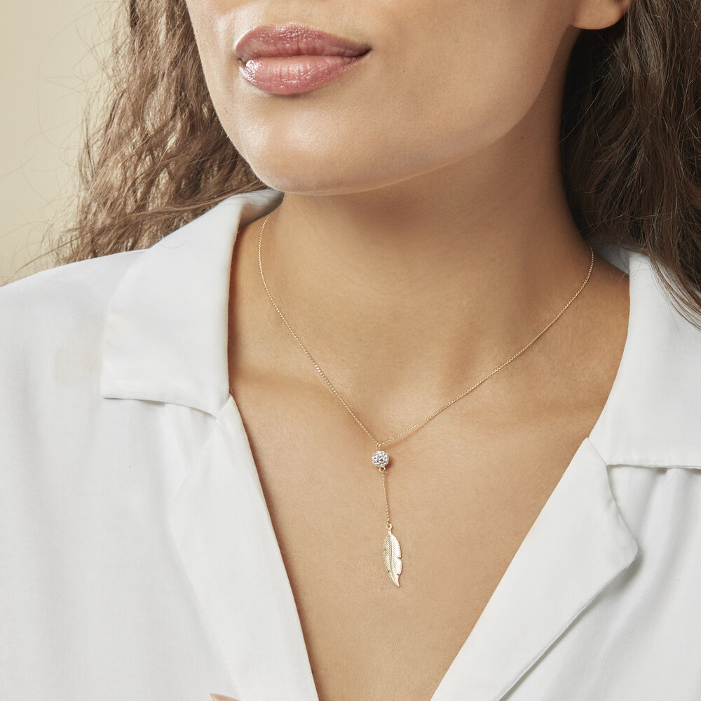 Collier Powoo Or Jaune Strass -  Femme | Marc Orian