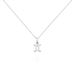 Collier Astra Argent Blanc Oxyde De Zirconium - Colliers avec pierres Femme | Marc Orian