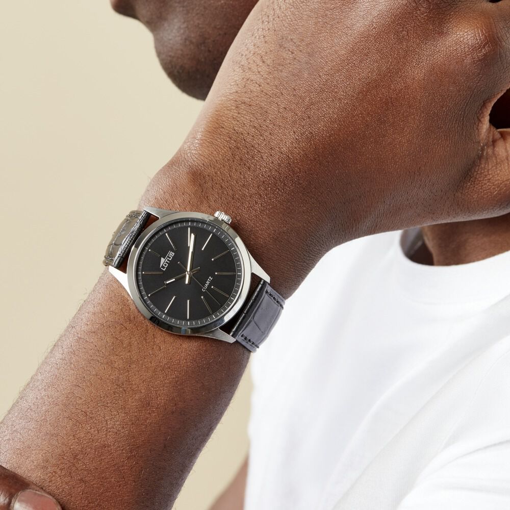 Montre Lotus Smart Casual Noir - Montres classiques Homme | Marc Orian