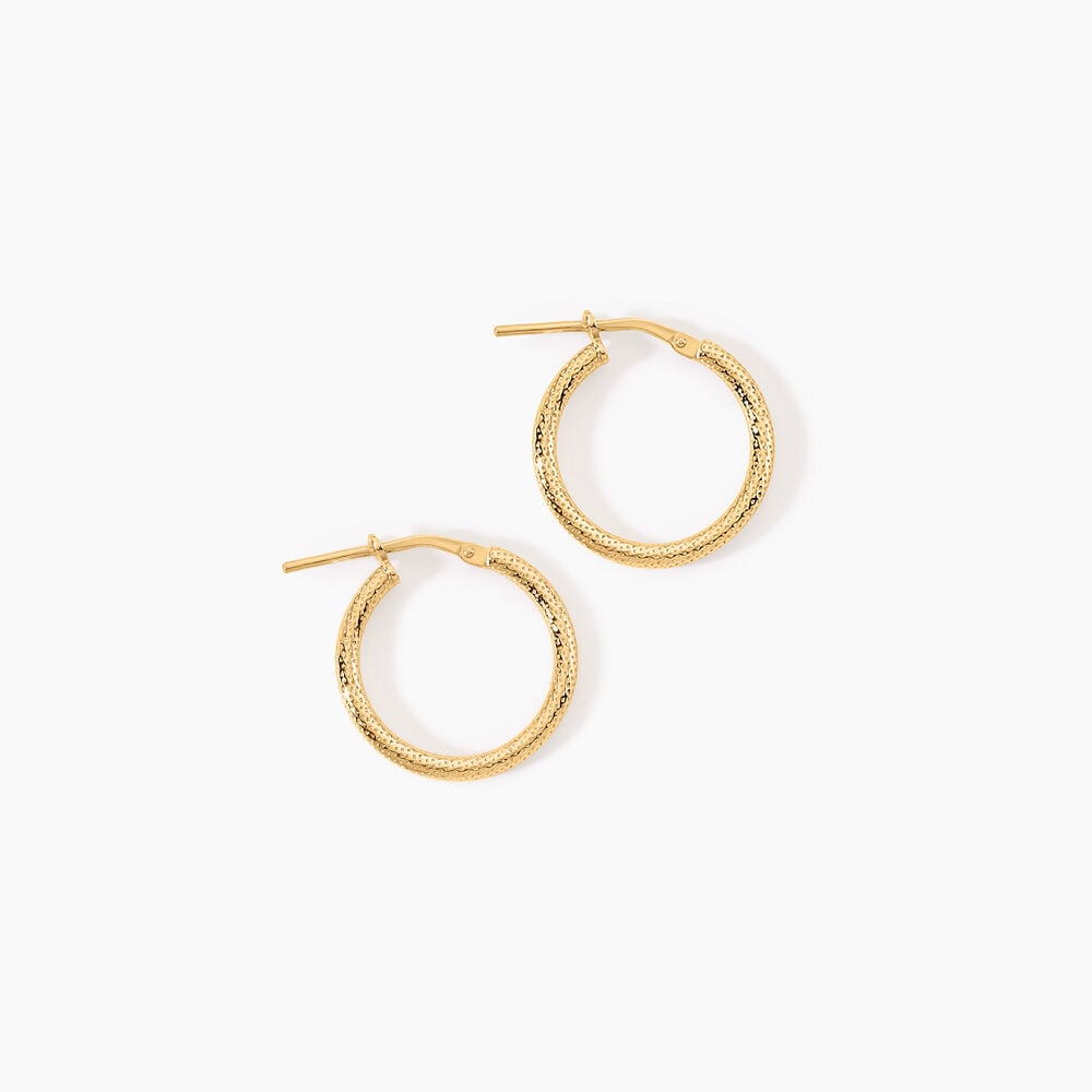 Cr&eacute;oles Ulrica Argent Dor&eacute; A L'Or 750/1000 - Cr&eacute;oles Femme | Marc Orian