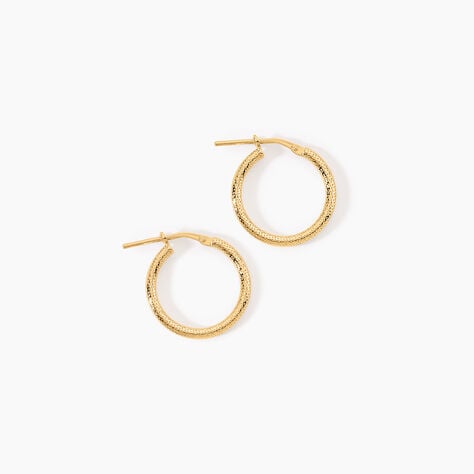 Cr&eacute;oles Ulrica Argent Dor&eacute; A L'Or 750/1000 - Cr&eacute;oles Femme | Marc Orian