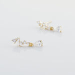 Boucles D'oreilles Pendantes Cegolene Or Jaune Oxyde De Zirconium - Pendantes Femme | Marc Orian