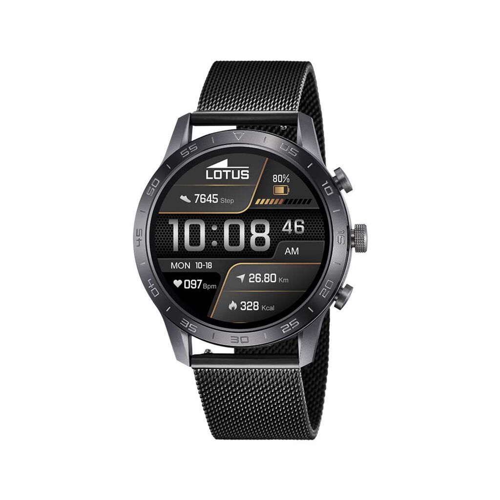 Coffret De Montre Lotus Connect&eacute;e Smartwach Noir - Montres &eacute;tanches Famille | Marc Orian