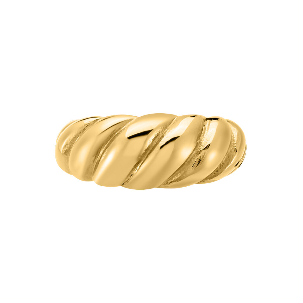 Bague Clive Acier Doré - Bagues dorées Femme | Marc Orian