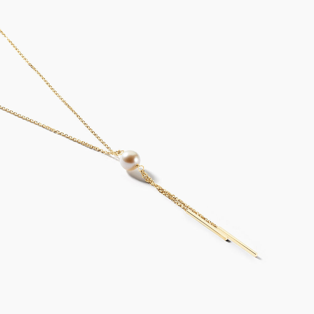 Collier Salman Or Jaune Perle De Culture - Colliers avec pierres Femme | Marc Orian