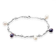 Bracelet Salomee Argent Blanc Perle De Culture - Bracelets chaînes Femme | Marc Orian