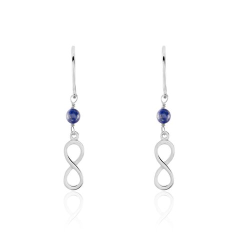 Boucles D'oreilles Pendantes Argent Mojdeh Lapis Lazuli - Boucles d'oreilles Pendantes Femme | Marc Orian