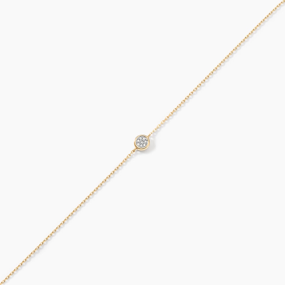 Bracelet Or Jaune Sofia Diamants - Bracelets Medailles Femme | Marc Orian