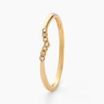 Alliance Aengus Or Jaune Diamant - Alliances avec pierres Femme | Marc Orian