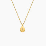 Collier Amale Acier Jaune Oxyde De Zirconium - Colliers avec pierres Femme | Marc Orian