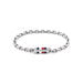 Bracelet Tommy Hilfiger Bruce Chain Acier Blanc - Bracelets chaînes Homme | Marc Orian