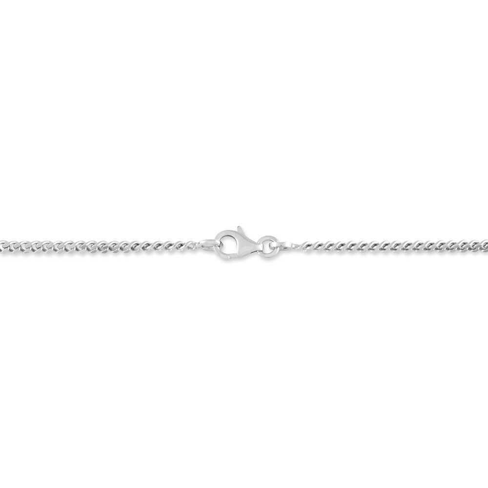 Chaîne Casper Maille Gourmette Argent Blanc - Chaines Unisex | Marc Orian