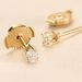 Boucles D'oreilles Puces Or Jaune Aphrodite Diamants - Puces Femme | Marc Orian