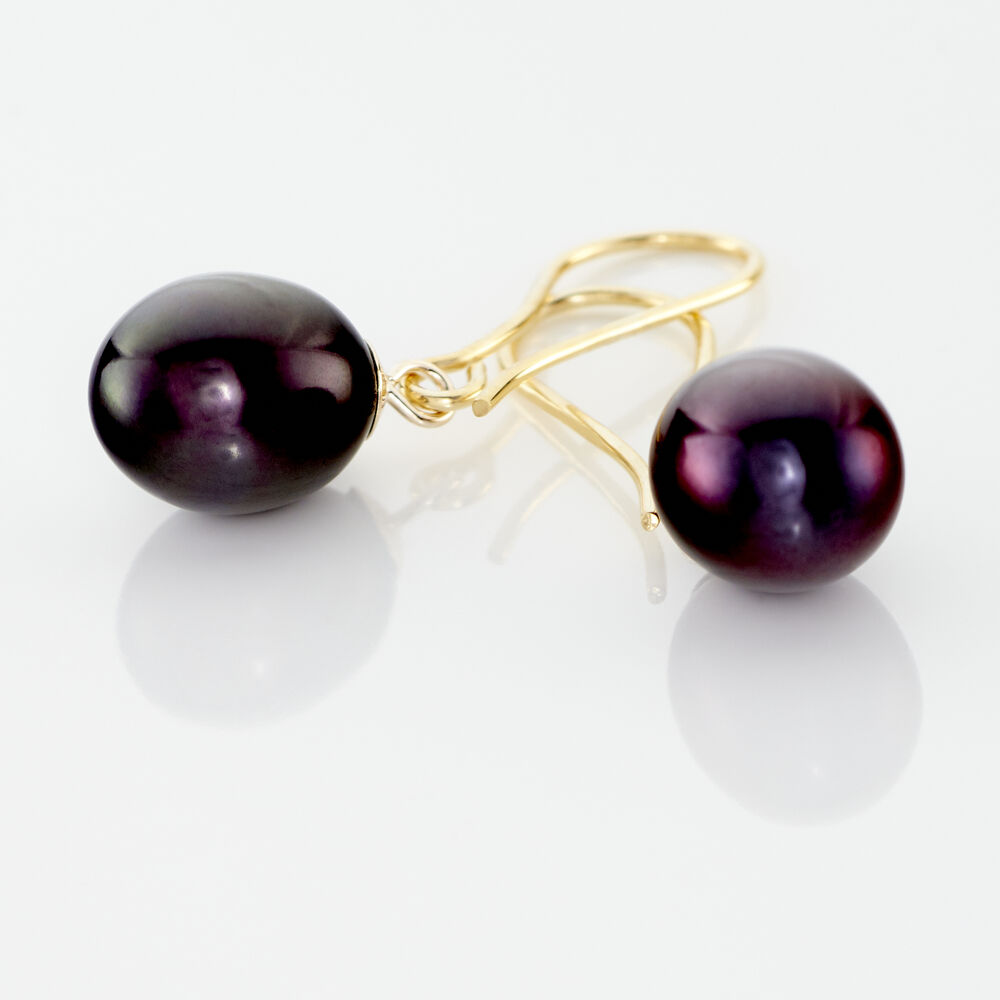 Boucles D'oreilles Pendantes Severiane Or Jaune Perle De Culture - Boucles d'oreilles mariage Femme | Marc Orian