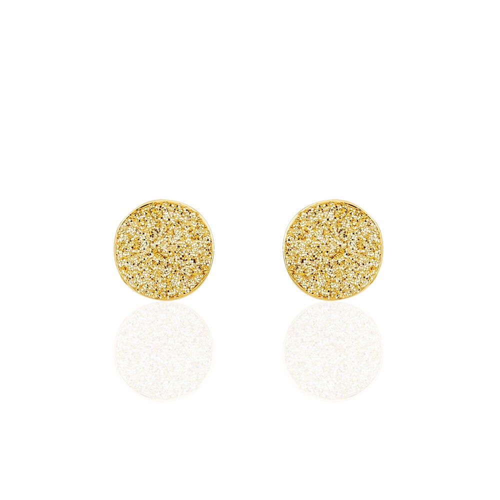 Boucles D'oreilles Puces Eryne Or Jaune - Puces Femme | Marc Orian
