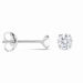 Boucles D'oreilles Puces Laena Argent Blanc Oxyde De Zirconium - Clous d'oreilles Femme | Marc Orian