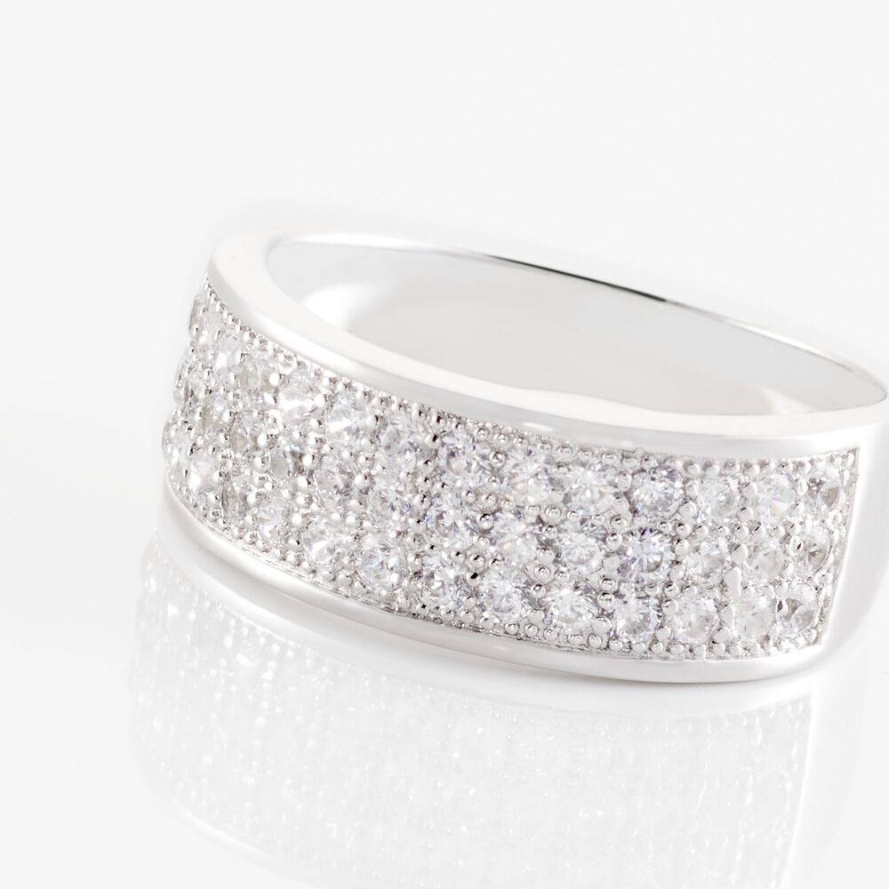 Bague Cecelia Argent Blanc Oxyde De Zirconium - Bagues avec pierre Femme | Marc Orian