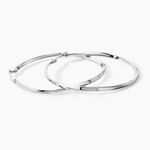 Cr&eacute;oles Argent Blanc Ires - Cr&eacute;oles Femme | Marc Orian