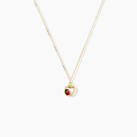 Collier Hydrangee Or Jaune - Colliers ete Enfant | Marc Orian