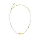 Collier Lacoste Matchpoint Acier Jaune Perle D'Imitation - Colliers avec pierres Unisex | Marc Orian