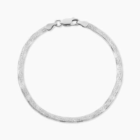 Bracelet Leonte Argent Blanc - Bracelets fantaisie Femme | Marc Orian