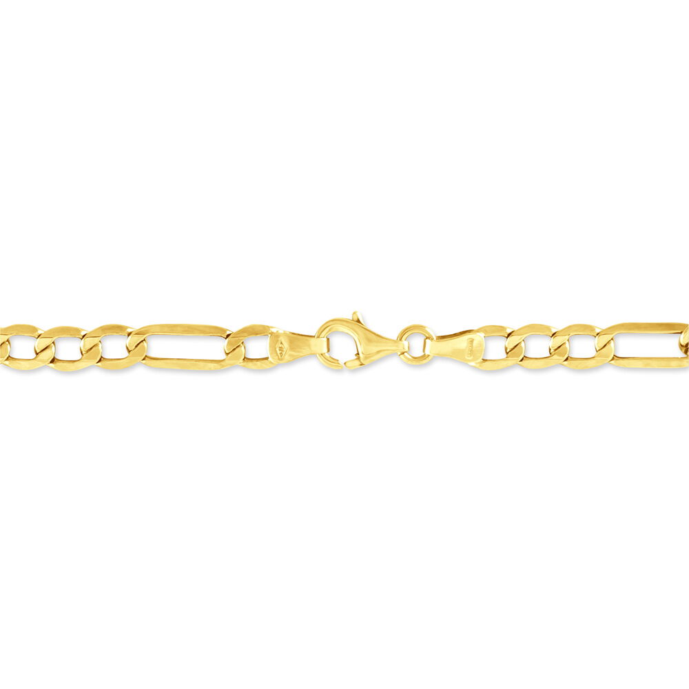 Bracelet Or Jaune Maille Altern&eacute;e 1/3 - Bracelets mailles Femme | Marc Orian