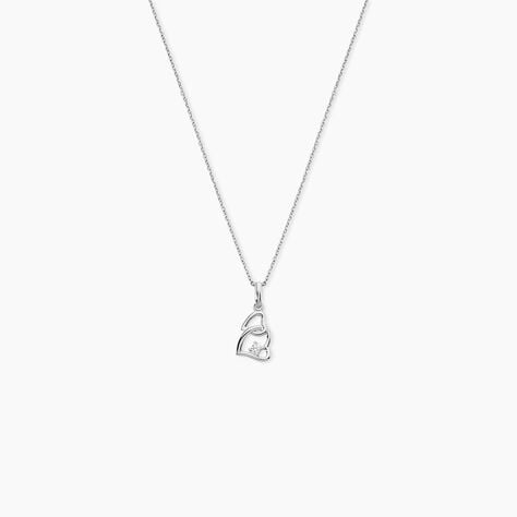 Collier Roma Argent Blanc Oxyde De Zirconium - Colliers avec pierres Femme | Marc Orian