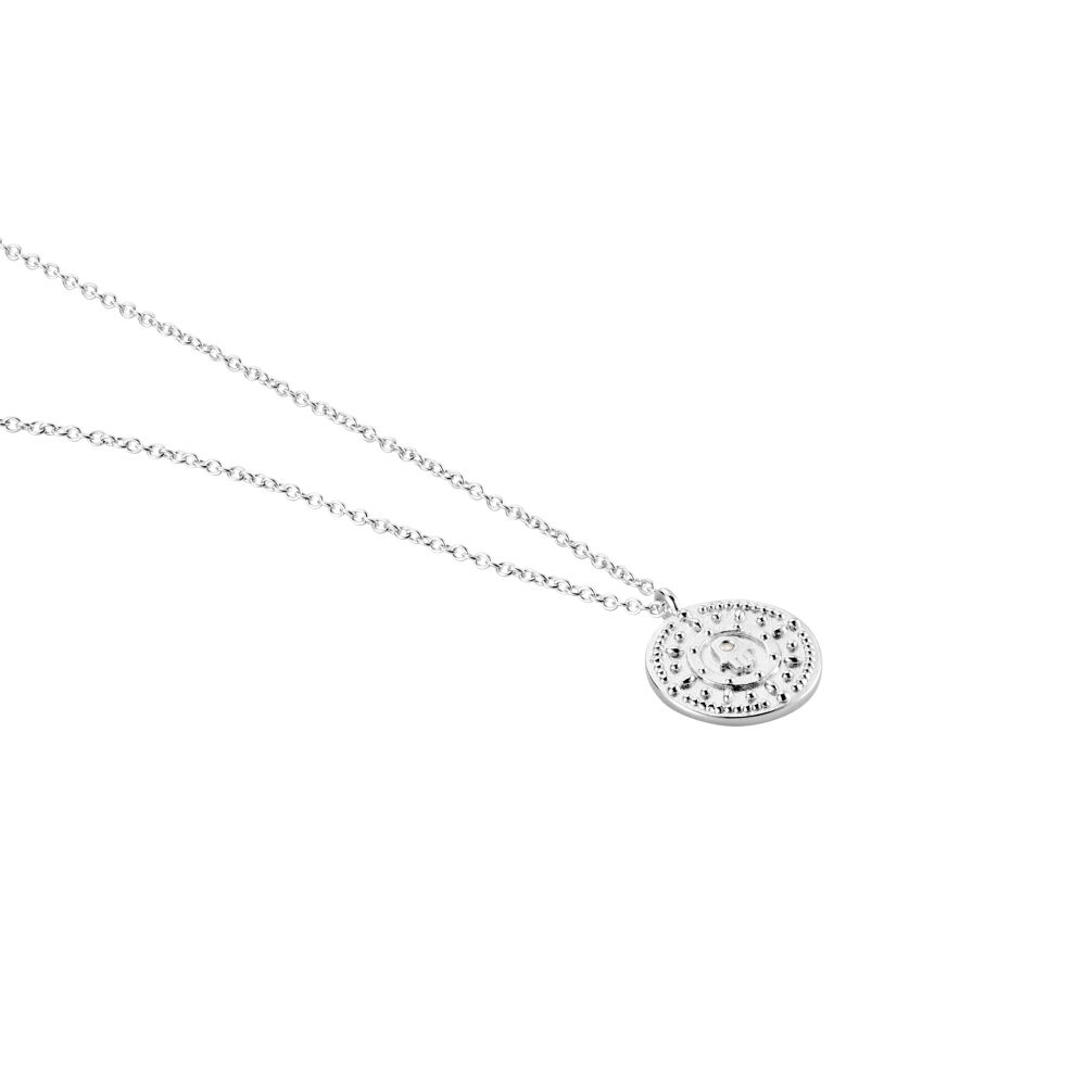 Collier Dhyana Argent Blanc Oxyde De Zirconium - Colliers avec pierres Femme | Marc Orian