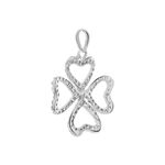 Pendentif Daiki Or Blanc Oxyde De Zirconium - Pendentifs Femme | Marc Orian