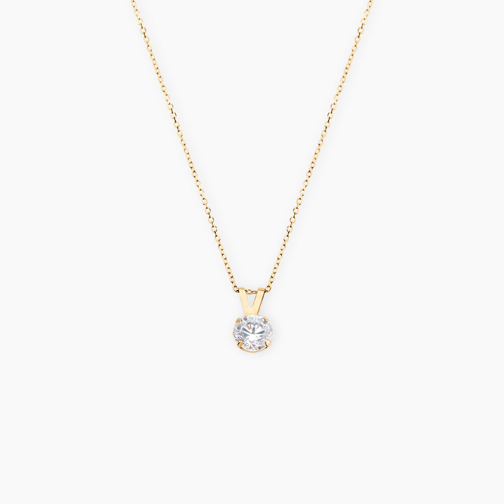 Pendentif Mabila Or Jaune Oxyde De Zirconium - Pendentifs Femme | Marc Orian