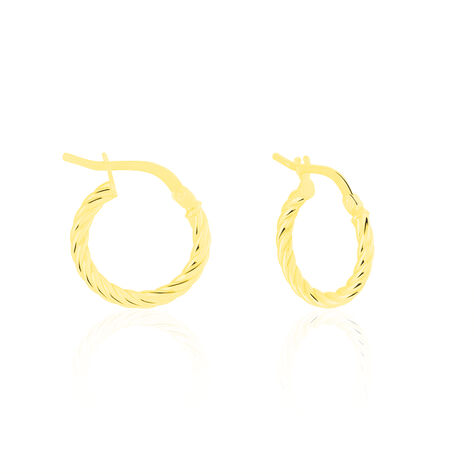 Créoles Bartimee Or Jaune - Boucles d'oreilles Créoles Femme | Marc Orian