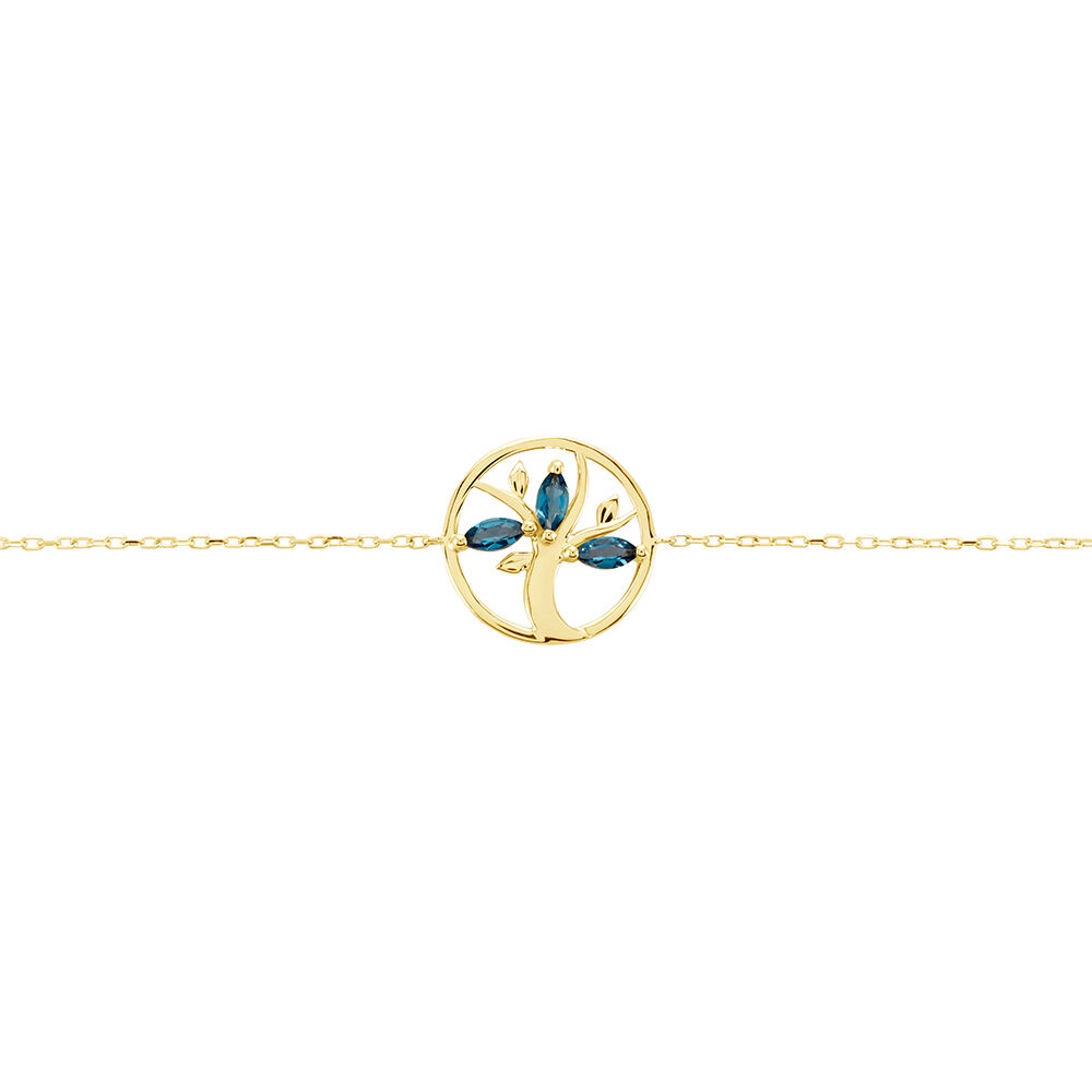 Bracelet Baylee Or Jaune Topaze - Bracelets chaînes Femme | Marc Orian