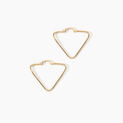 Cr&eacute;oles Doris Plaqu&eacute; Or Jaune - Cr&eacute;oles Femme | Marc Orian