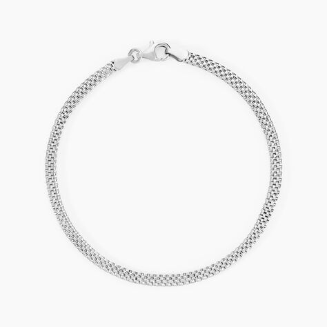 Bracelet Christine Argent Blanc - Bracelets chaînes Femme | Marc Orian