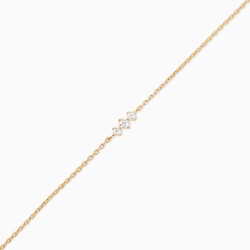 Bracelet Maelly Plaqu&eacute; Or Jaune Oxyde De Zirconium - Bracelets fantaisie Femme | Marc Orian