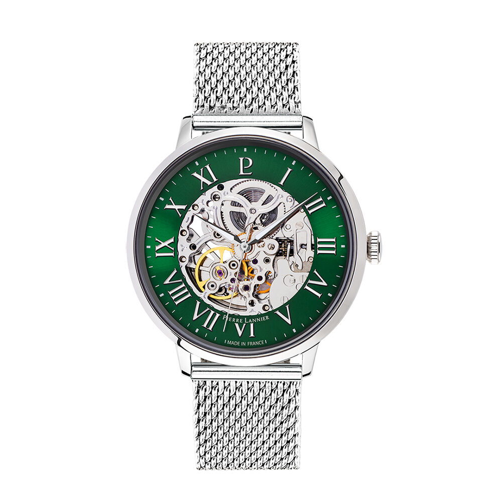 Coffret De Montre Pierre Lannier Automatique 42 Vert - Montres automatiques Homme | Marc Orian
