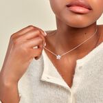 Collier Oskari Argent Blanc Oxyde De Zirconium - Colliers avec pierres Femme | Marc Orian