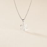 Pendentif Herbertine Flocon Or Blanc - Pendentifs Femme | Marc Orian