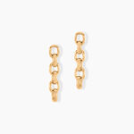 Boucles D'oreilles Pendantes Lilla Plaqu&eacute; Or Jaune - Pendantes Femme | Marc Orian