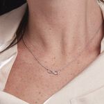 Collier Argent Blanc Teoxane - Colliers fantaisie Femme | Marc Orian