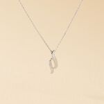 Collier Tylane Or Blanc Diamant - Colliers avec pierres Femme | Marc Orian