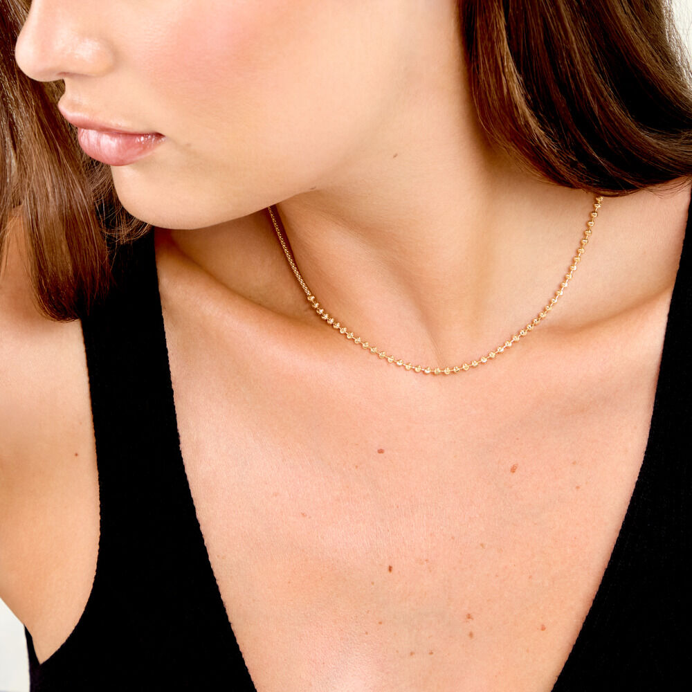 Collier Damaris Argent Dor&eacute; A L'Or 750/1000 - Colliers ete Femme | Marc Orian