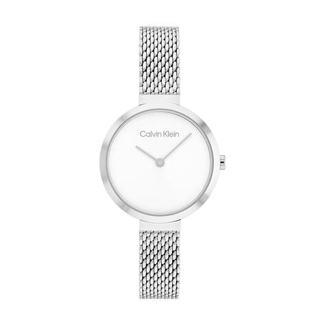 Montre Calvin Klein Minimalistic T Bar Blanc - Montres &eacute;tanches Femme | Marc Orian