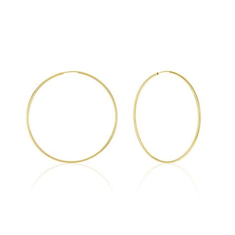 Créoles Dominae Flexible Or Jaune - Créoles Femme | Marc Orian